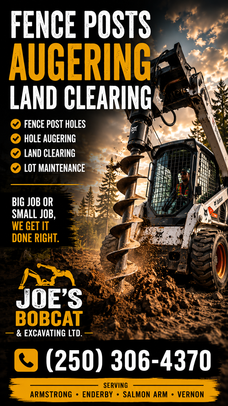 Joe's Bobcat story Facebook ad